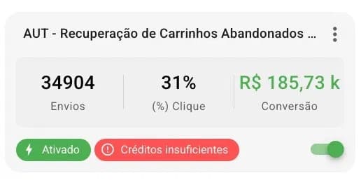 Fluxo recuperação